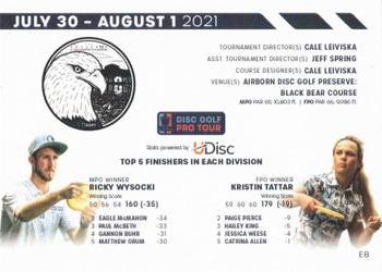 2022 Disc Golf Pro Tour - Events #E8 Preserve Championship (Ricky Wysocki / Kristin Tattar) Back